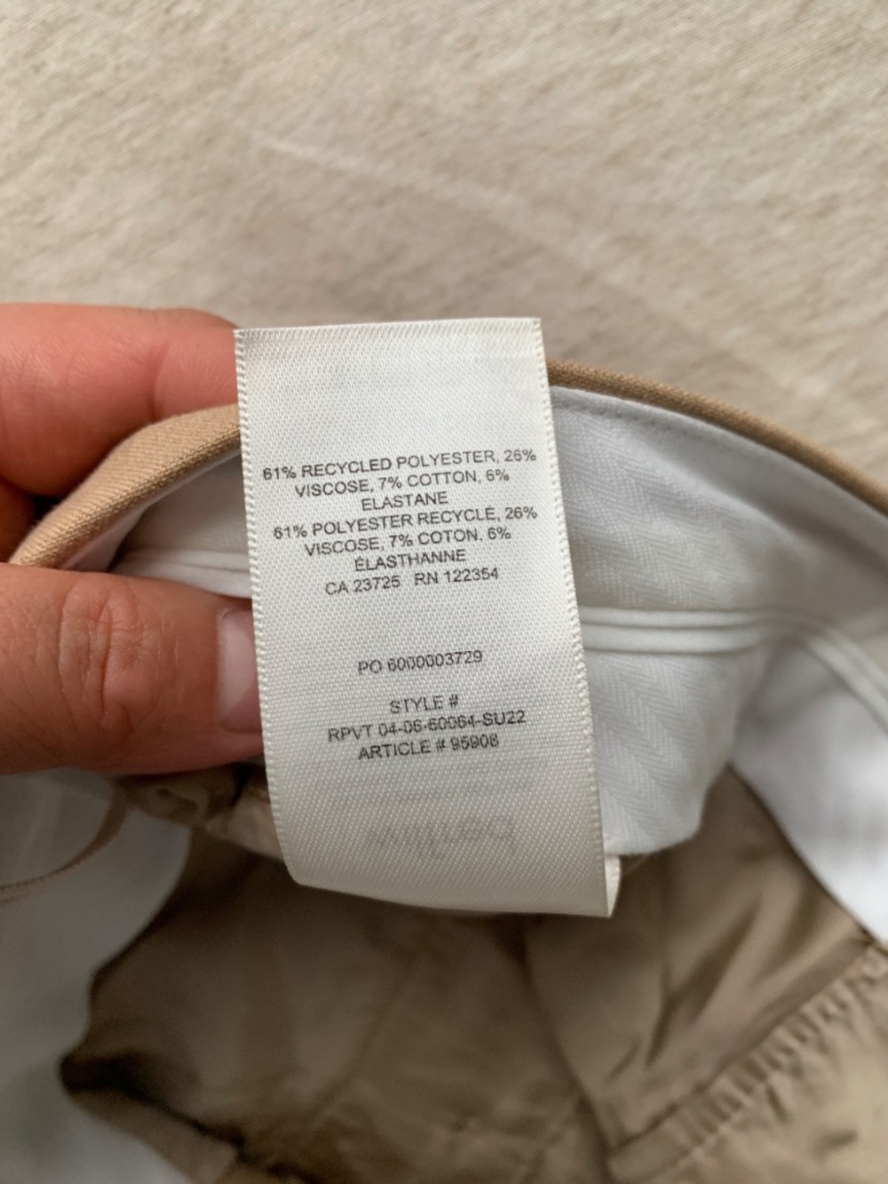 Wilfred shorts in Heather Oat Beige Women's size 4 - Picture 7 of 11